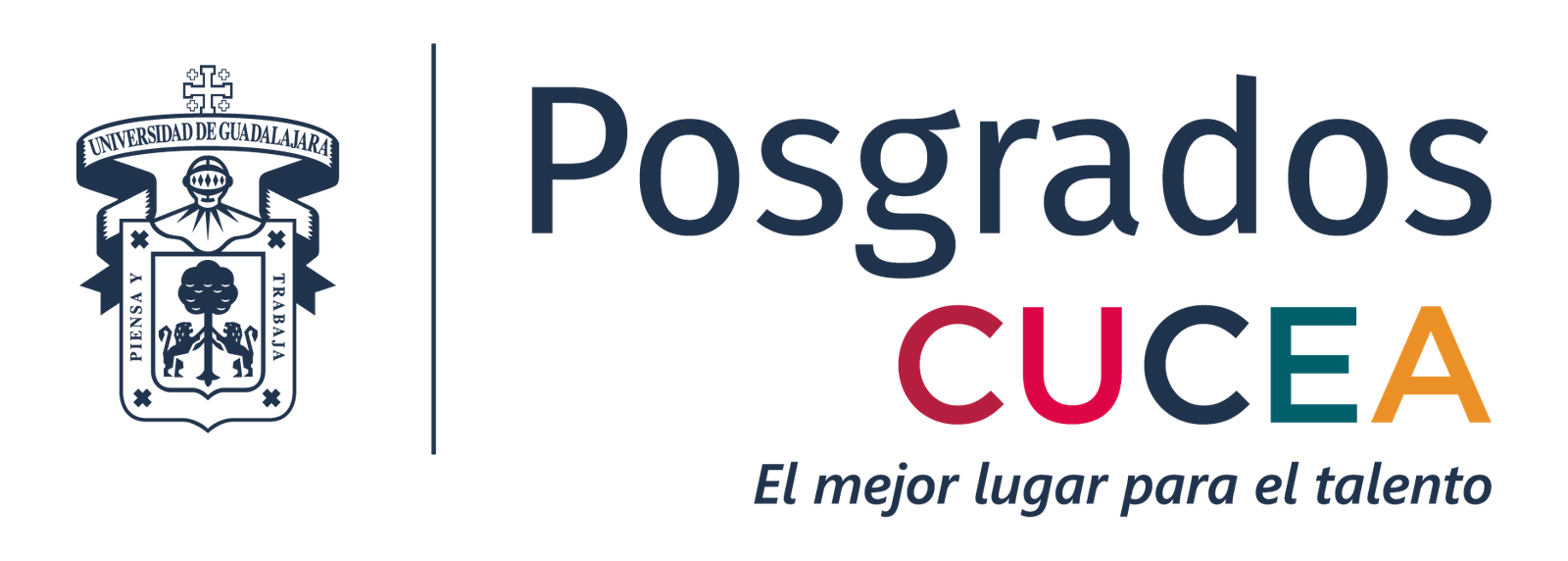 logotipo de Posgrados CUCEA el mejor lugar para el talento
